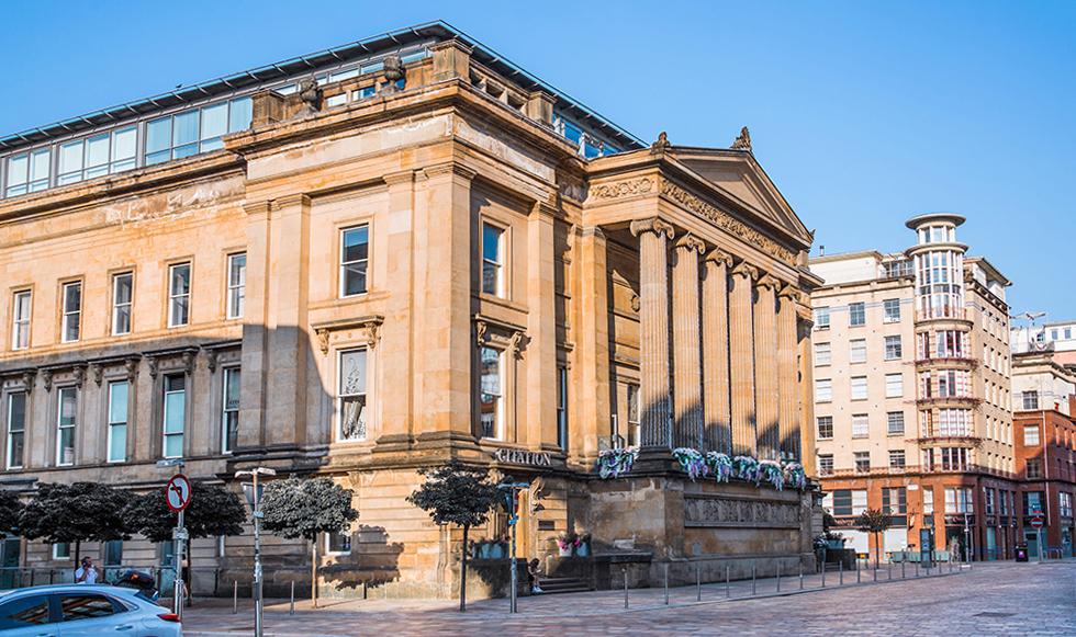 Ornate Scottish stone architecture