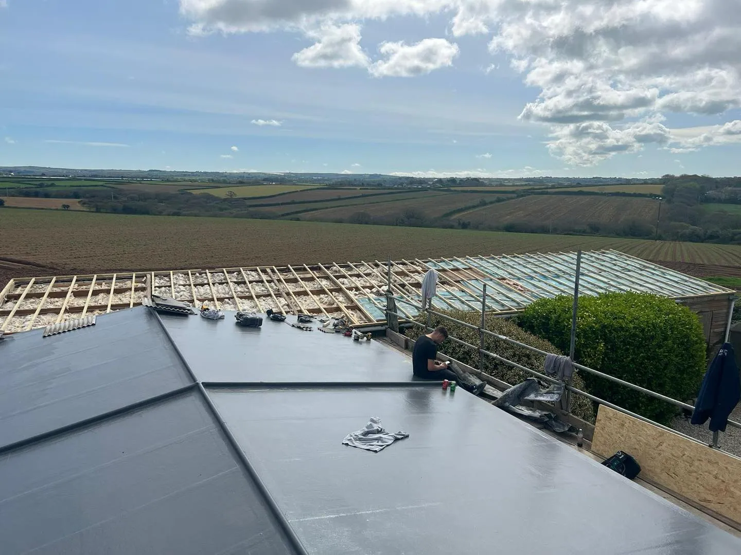 Commercial Flat Roof Installation