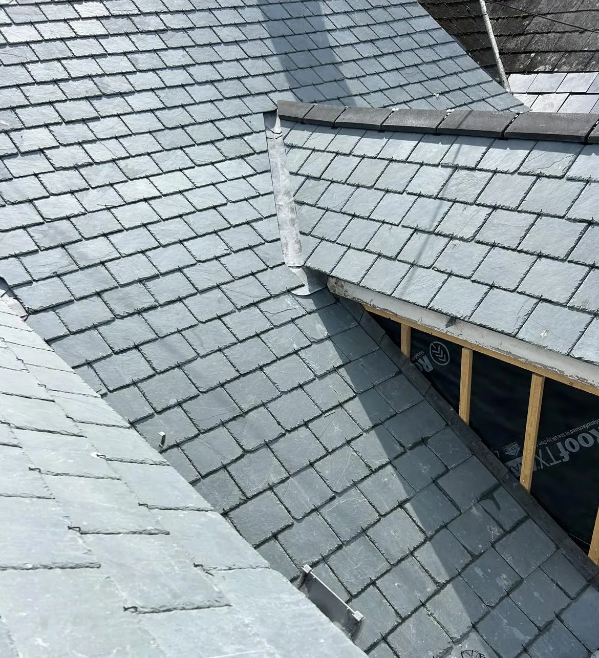 Slate Roof Valley & Dormer Installation